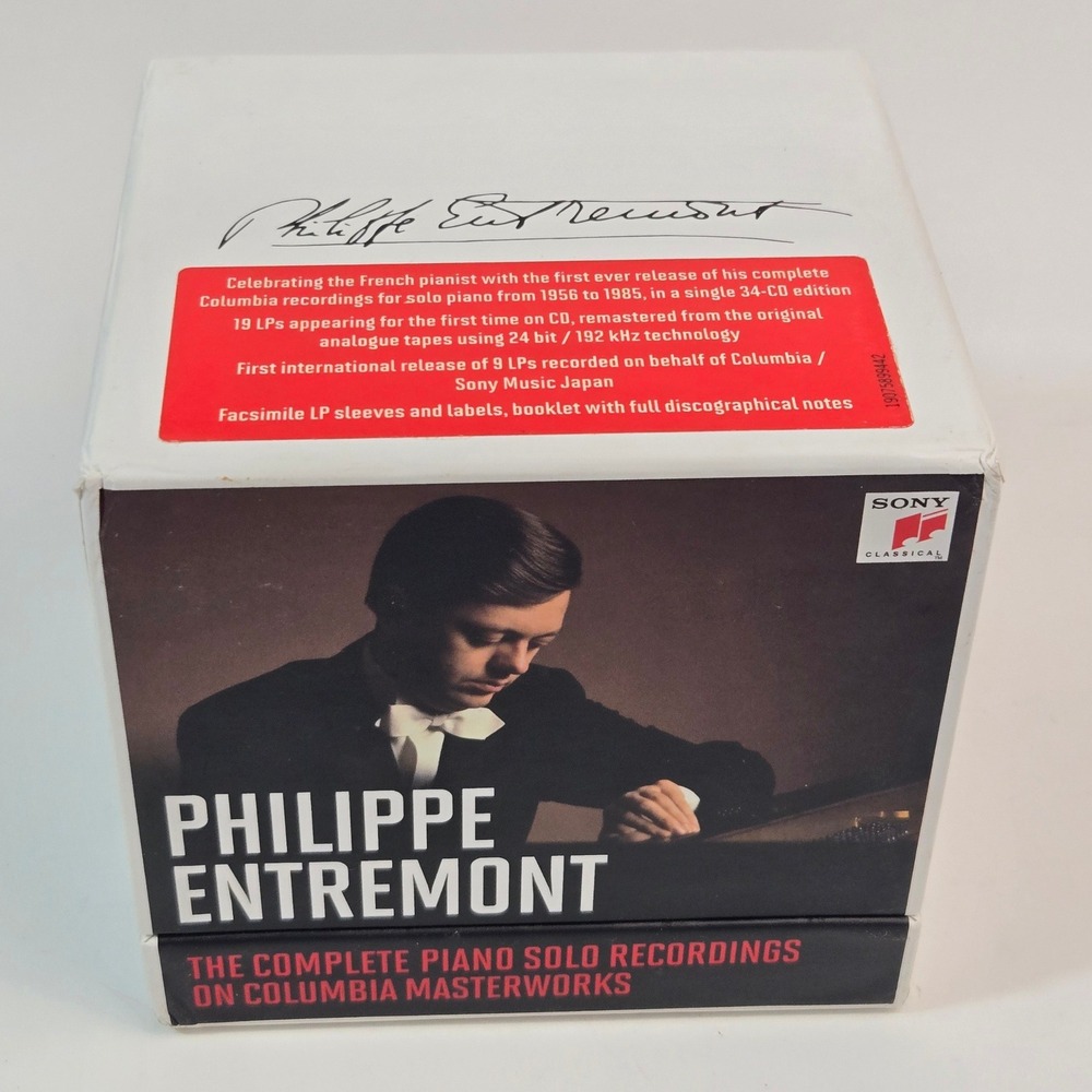 Philippe Entremont - Complete Piano Solo Box Set 34 CD Sony VG+ / NM